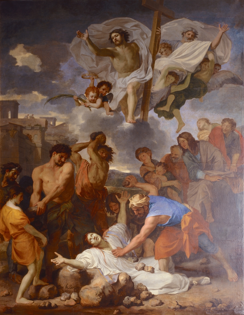 La Lapidation de saint Étienne by Charles Le Brun