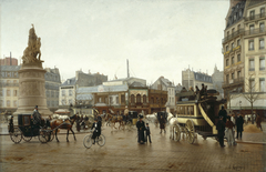 La place Clichy, en 1896 by Edmond Grandjean
