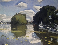 La Seine à Poissy by Albert Marquet