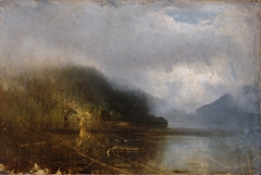 Lake in Fog by August Cappelen