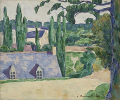 Landscape at Pont-Aven by Émile Bernard