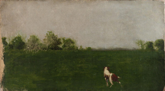 Landscape with a Dog by Thomas Eakins