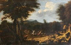 Landscape with Diana at the Chase by Italo-Flemish School