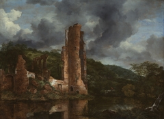 Landscape with the Ruins of the Castle of Egmond by Jacob van Ruisdael