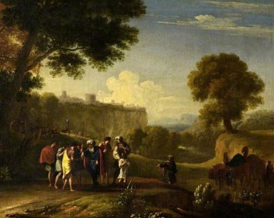 Landscape with the sale of Joseph