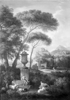 Landscape with the Tomb of Cecilia Metella by Jan Frans van Bloemen