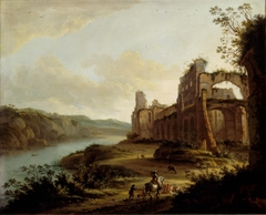 Landschap met ruïne by Horatius de Hooch