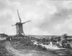 Landschap by Nicolaas Johannes Roosenboom