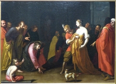Le Christ et la femme adultère by Pier Francesco Mazzucchelli