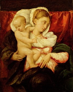 Madonna and Child by Jacopo Bassano