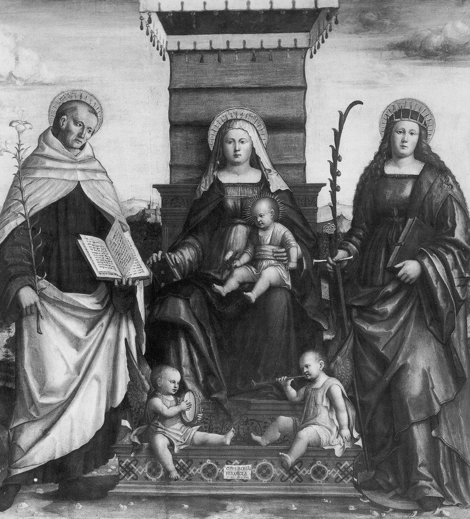 Madonna and Child with Saint Albert and Saint Catherine
