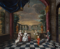 Maria Catharina (1743-1793), Reiniera (1744-1792), Anna Elisabeth Christina (1745-1819), Reinout Diederik (1746-1784) en Frederik Christiaan Hendrik (1742-1805) van Tuyll van Serooskerken, kinderen va