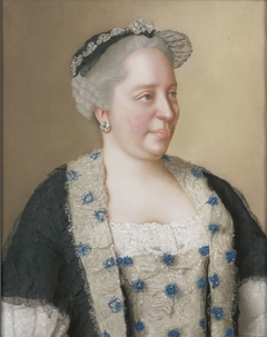 Maria Theresia van Oostenrijk (1717-80), aartshertogin van Oostenrijk, koningin van Hongarije en Bohemen, Rooms-Duits keizerin by Jean-Etienne Liotard
