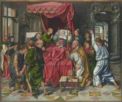 Marientod Altar: The Death of Mary by Joos van Cleve