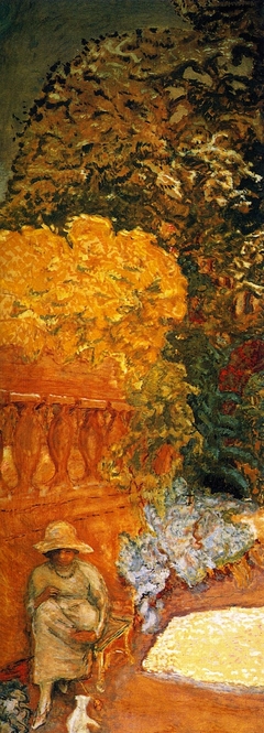 Mediterranean. Triptych (left panel) by Pierre Bonnard