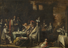 Meeting of rhetoricians by Joos van Craesbeeck