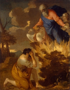 Moses and the Burning Bush by Sébastien Bourdon