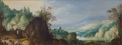 Mountain Landscape with a River by Joos de Momper the Younger