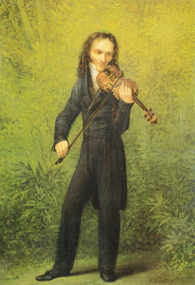 Niccol Paganini Georg Friedrich Kersting Artwork On Useum