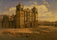 Oaxaca Cathedral by José María Velasco Gómez Obregón