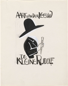 Ontwerp voor boekband van De Kleine Rudolf door Aart van der Leeuw by Leo Gestel