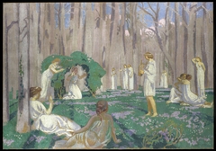 Orpheus and Eurydice by Maurice Denis