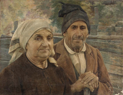 Peasant couple by José de Almeida e Silva