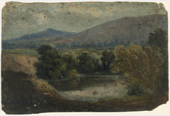 Pool against Mountains by William Howis senior