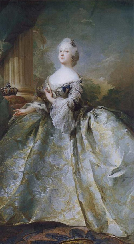 Portræt af Louise, Frederik V's første dronning