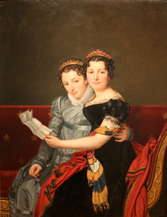 Portrait à mi-corps des princesses Zénaïde et Charlotte Bonaparte