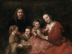 Portrait of a family by Rembrandt