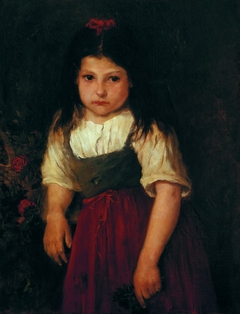 Portrait of a Little Girl by Mihály Munkácsy