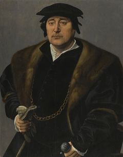 Portrait of a Man with Gloves
