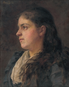 Portrait of a Woman by Jozef Hanula