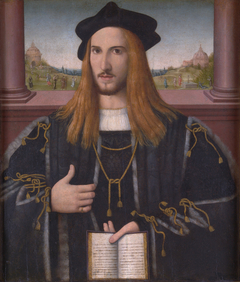 Portrait of Alberto III Pio by Bernardino Loschi