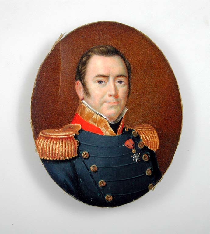 Portrait of an unknown gentleman in uniform