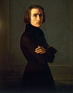 Portrait of Franz Liszt by Henri Lehmann