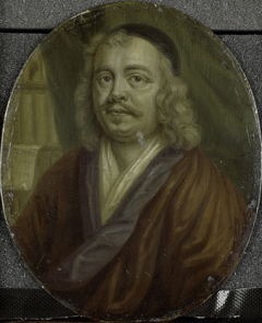 Portrait of Jacob Heiblocq, Rector of the Latin School in Amsterdam by Arnoud van Halen