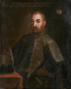 Portrait of Józef Tyszkiewicz (fl. 16th/17th c.), Leliwa coat of arms (?–1652), equerry of the Grand Duchy of Lithuania by Anonymous
