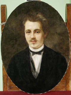 Portrait of Ludwik Méyet, father of Leopold by Karol Miller
