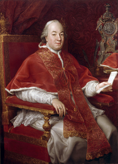 Portrait of Pope Pius VI, Giovanni Angelo Braschi (1717-1799) by Pompeo Batoni