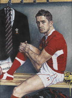 Portrait of Shane Williams by David Griffiths