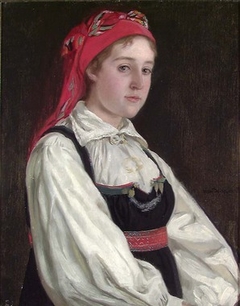 Portrait of Wilhelmine Seippel by Olaf Isaachsen