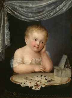 Portrait of Zygmunt Krasiński as a child by Beata z Potockich Czacka