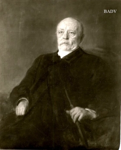 Porträt Bismarcks mit Pfeife, sitzend by Franz von Lenbach
