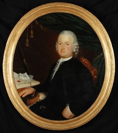 Portret van Dirk de Lange (1731-1803) by Nicolas Joseph Delin