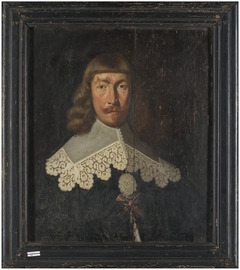 Portret van een man by onbekende Friese meester