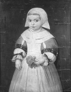 Portret van Elisabeth Voet (1662-1738)? by Anoniem Noord-Nederlands