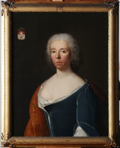 Portret van Hester Lucia de Laignier by Bernard Accama