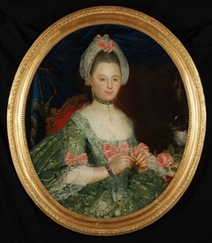 Portret van Maayke (Mayke) de Sutter (1740-1824) by Nicolas Joseph Delin